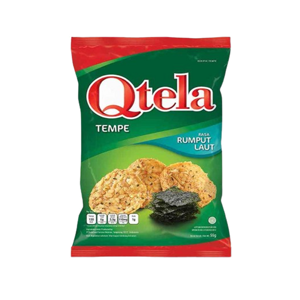 Qtela Tempe Chips Rumput Laut (Seaweed)