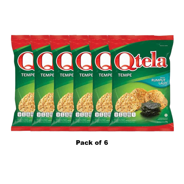 Qtela Tempe Chips Rumput Laut (Seaweed)