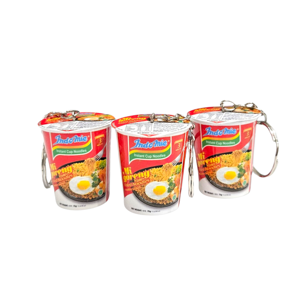 Indomie Cup Mi Goreng Keyrings x 3
