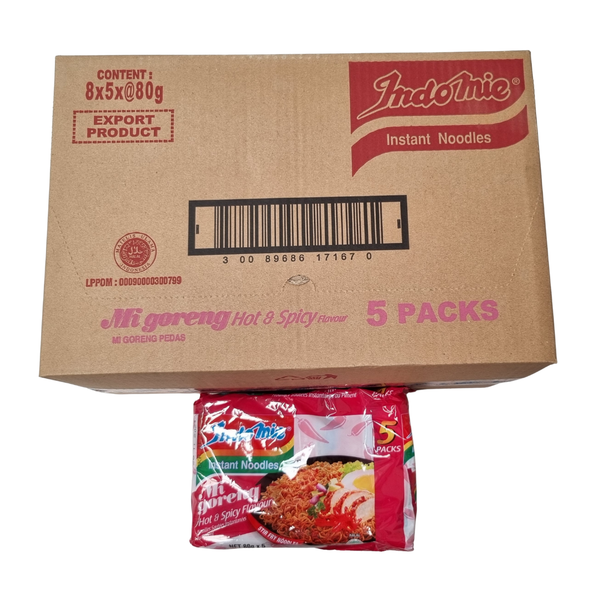 Indomie Mi Goreng Hot & Spicy 40 Packs
