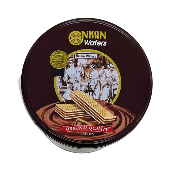 Nissin Chocolate Wafers Tin