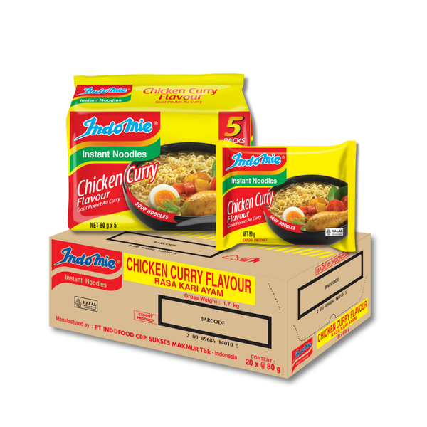 Indomie Chicken Curry Flavour Soup 20 Packs