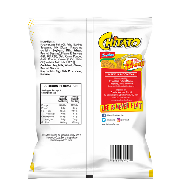 Chitato Indomie Mi Goreng Potato Chips 6 Packs