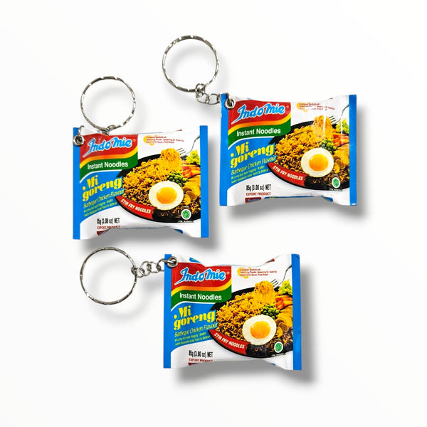 Indomie BBQ Chicken Keyrings x 3