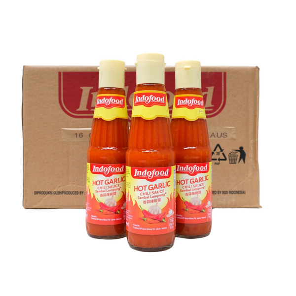 Indofood Hot Garlic Chili Sauce Sambal Lampung 340ml